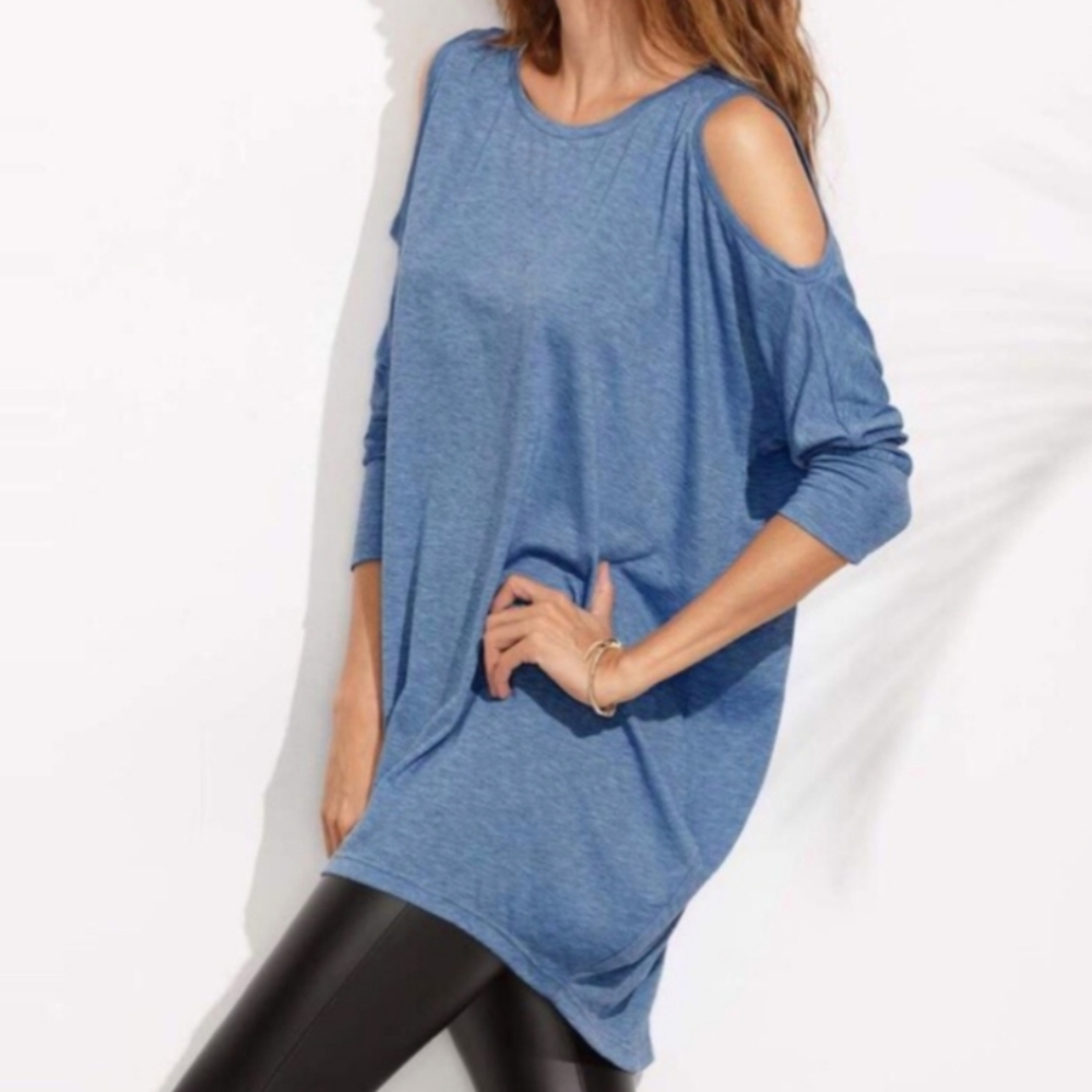 SHEIN Cold Shoulder Tunic